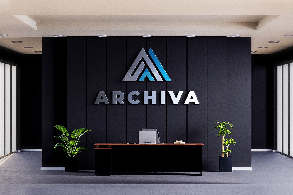 Archiva Office Signs Made by Southlake Signs Tampa in Tampa, FL