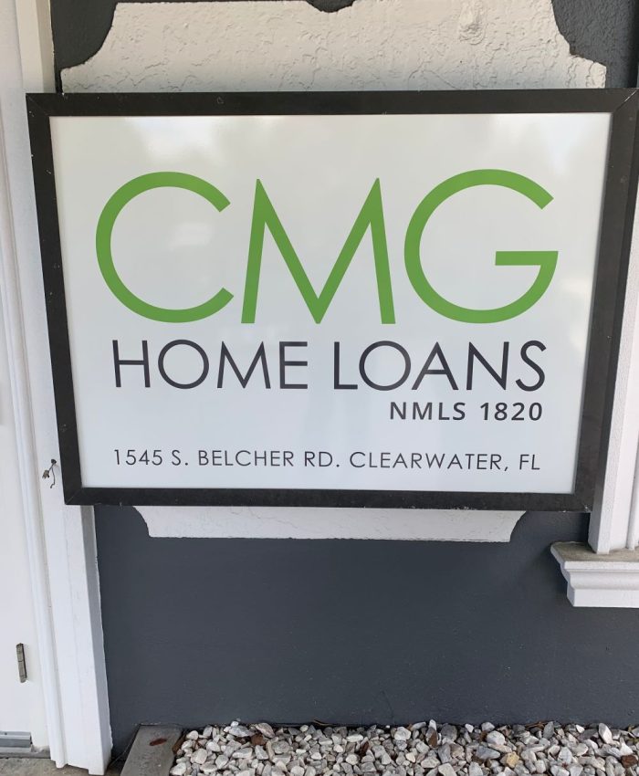 CMG Home Loans Business Signs Made by Southlake Signs Tampa in Tampa, FL